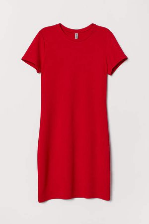 Jersey Dress - Red