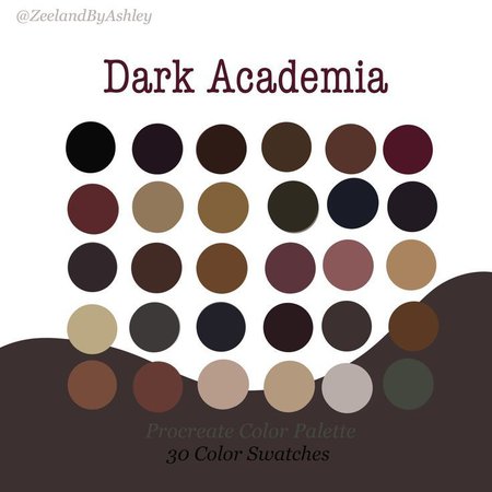 Dark Academia Color Palette