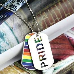 rainbow pride necklace - Google Search