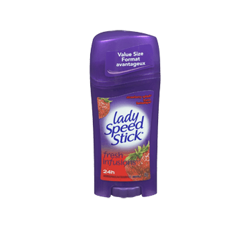 Fresh Infusions antisudorifique invisible, 65 g, fraise fantastique – Lady Speed Stick : Antisudorifique | Jean Coutu