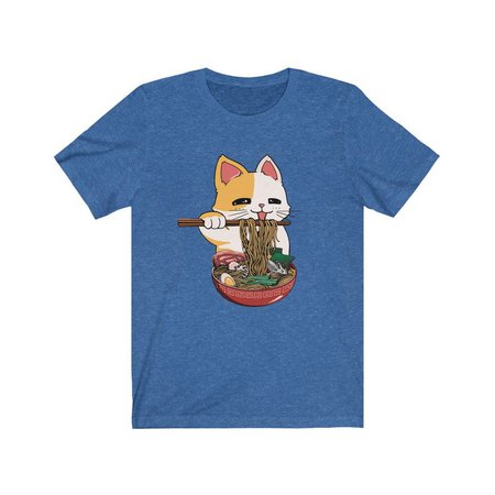 Ramen T-Shirt Cat Tshirt Kawaii Anime Tee Japanese Gift | Etsy