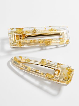 Monica Set of Two Hair Clips | BaubleBar