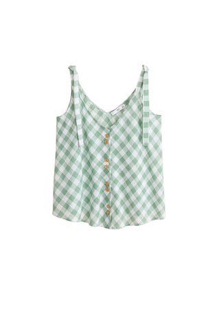 MANGO Bows buttoned top