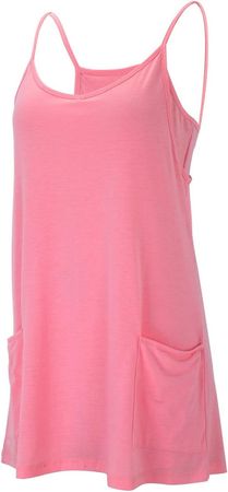 Amazon.com: Womens Athletic Dress Sleeveless Hot Shot Workout Mini Dress Tennis Onesie Romper Built-in Cami & Shorts/Split : Clothing, Shoes & Jewelry