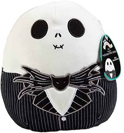 Amazon.com: Squishmallow 8" Nightmare Before Christmas Jack Skellington - Official Kellytoy Halloween Holiday Plush - Cute and Soft Stuffed Animal Toy - Great Gift for Kids : Toys & Games
