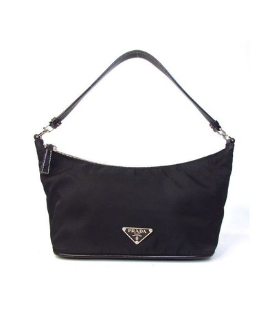 Prada Nylon/Leather Triangle Bag