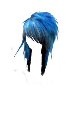 black and blue emo/scene hair