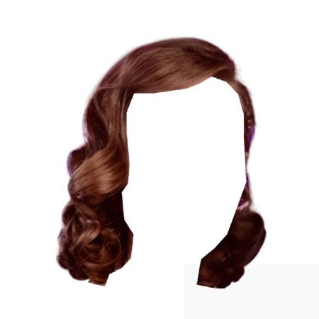 red brown hair vintage curled pincurls 50's updo bun hairstyle