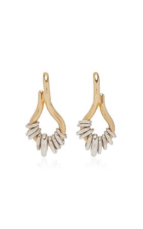 Nest 18k Gold-Plated, Sterling Silver Earrings By Bottega Veneta | Moda Operandi