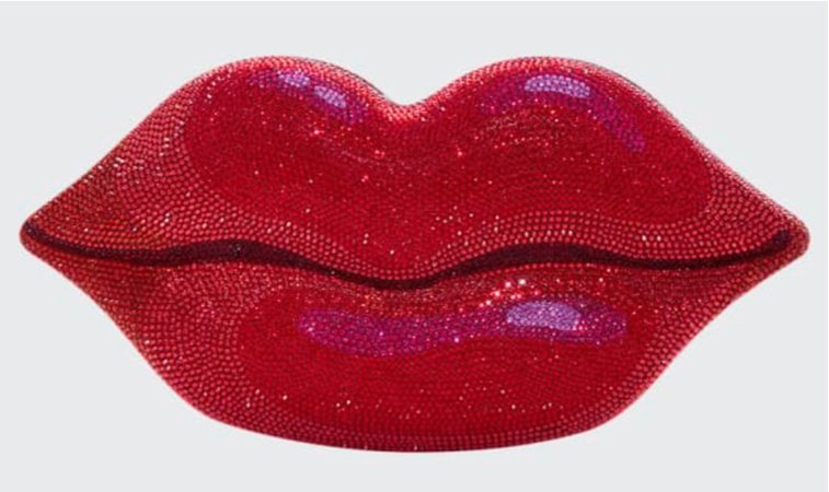 red hot crystal lip bag