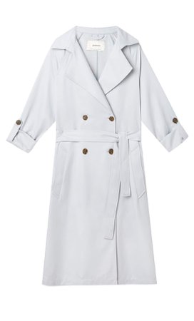 Long flowing trench coat - Women's Just in | Stradivarius United States