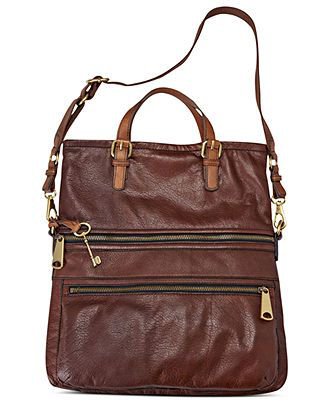 Fossil Explorer Leather Tote
