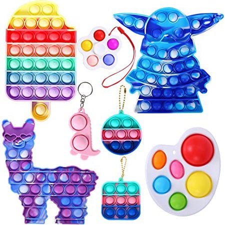 Amazon.com: SAEUYVB Fidget Sensory Toy,Push Fidget Toy for Kids,Squeeze Sensory Toy Autism Special Needs Stress Reliever,Easy to Carry Stress and Anxiety Relief Handheld Toys Set for Kids and Adults : Toys & Games