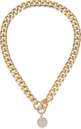 Ettika Crystal Disc Collar Necklace | Nordstrom