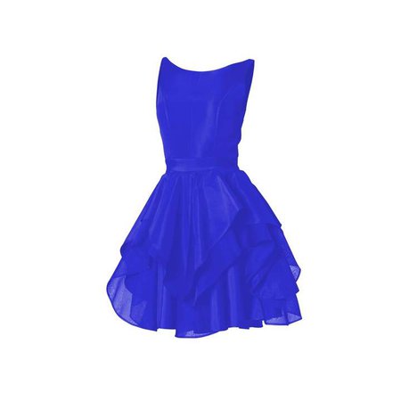 Philosofée By Glaucia Stanganelli Illusions Dress Royal Blue