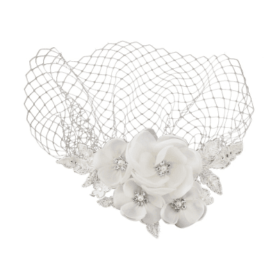 Vintage Charm Bird Cage Veil Hp31- Sassb | Athena Bridal Jewellery Ltd. Bridal Veil PNG