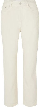 CASASOLA - Mid-rise Cropped Straight-leg Jeans
