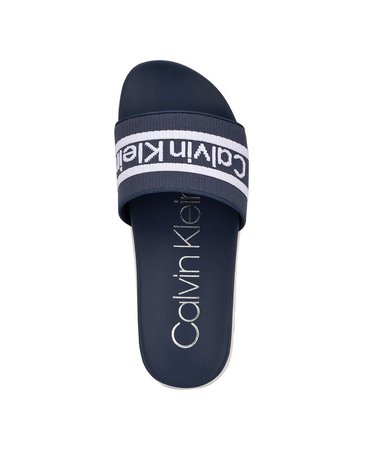 Calvin Klein Women's Canina Logo Pool Slide Sandals & Reviews - Sandals - Shoes - Macy's