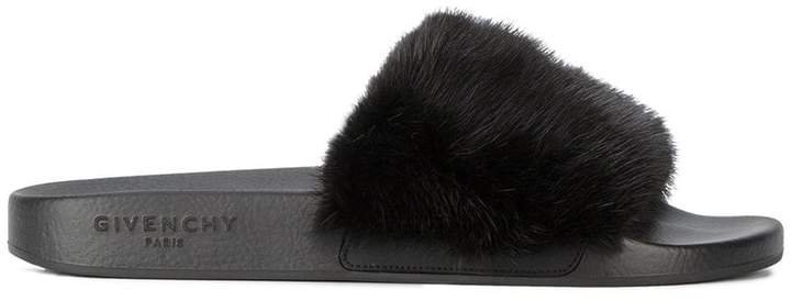 Black fur slides