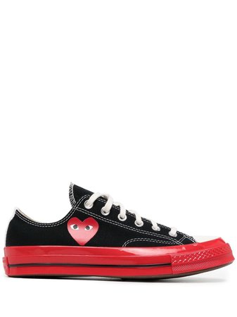 Comme Des Garçons Play x Converse Heart Detail low-top Sneakers - Farfetch
