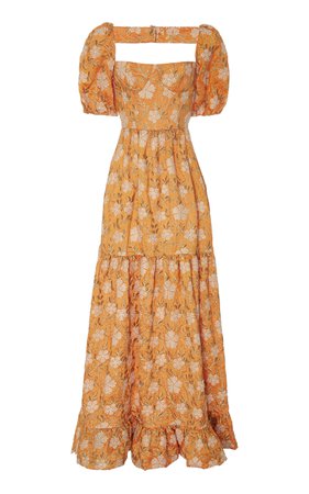 Exclusive Chakrani Tiered Silk Jacquard Gown by Markarian | Moda Operandi
