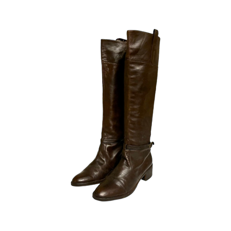vintage boots-boots vintage-size 9 boots-brown boots-riding boots-women boots-1980s