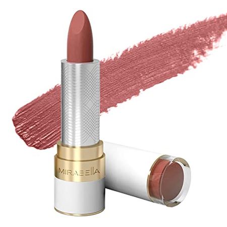 Amazon.com : Mirabella Full Coverage Lipstick, Rosy Modern Matte - Sealed With A Kiss - Long-Lasting Creamy Lip Color - Rich Makeup with Comfortable Feel and Pure Shine - Paraben-Free - Matte and Shiny Shades : Beauty & Personal Care