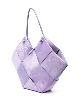Shop purple Bottega Veneta Intrecciato Tote bag with Express Delivery - Farfetch