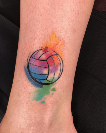 Volleyball Tattoo Design – Mecandon Designs