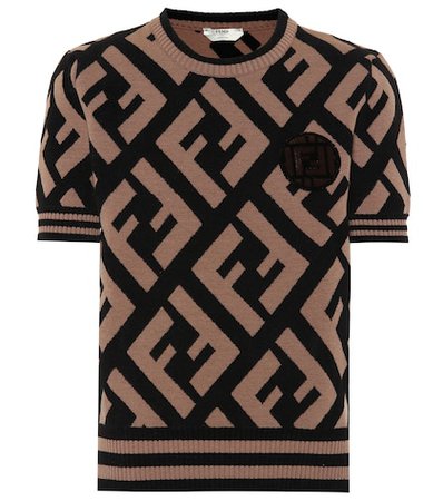 FENDI MANIA wool-blend sweater