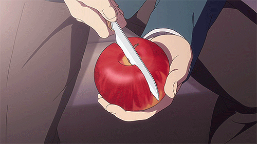 anime apple aesthetic