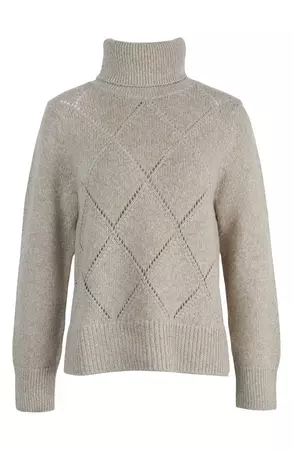 Barbour Laverne Cotton Blend Turtleneck Sweater | Nordstrom