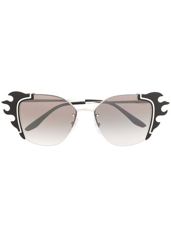 Prada Eyewear Ornate Sunglasses - Farfetch