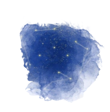 Blue/Gold No Background Constellation PNG:KlosetKouture