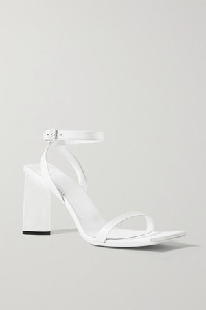 Moon Leather Sandals - White