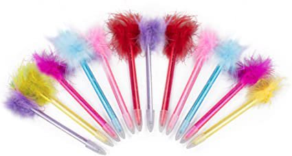 Amazon.com: Dazzling Toys Marabou Feathers - 1 dozen, various colors : Toys & Games