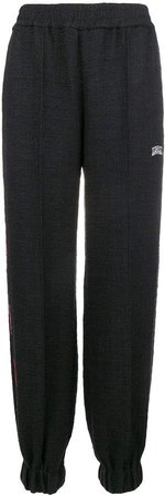 bouclé relaxed trousers