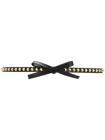 Prada Studded Bow Belt - Farfetch