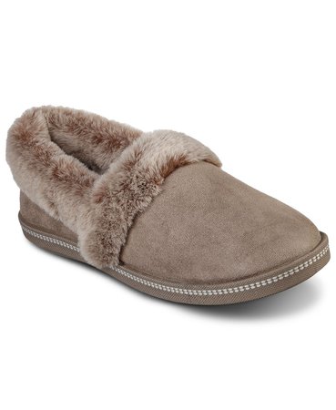 Skechers Women's Cali Cozy Campfire - Team Toasty Slip-On Casual Comfort Slippers from Finish Line & Reviews - Macy's cream