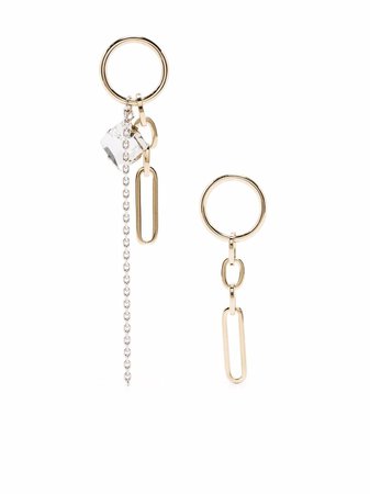 Justine Clenquet Paloma chain-link Earrings - Farfetch