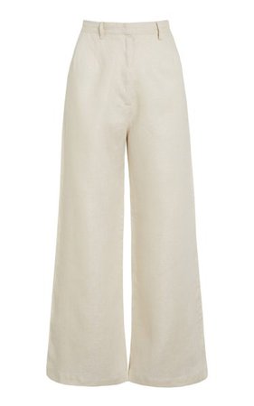 Musa Cropped Linen Pants By Faithfull The Brand | Moda Operandi