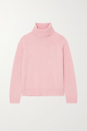 Pink Cashmere turtleneck sweater | Tory Burch | NET-A-PORTER