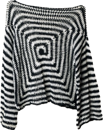 Crochet Boxy Spiral Sweater by heegeldus