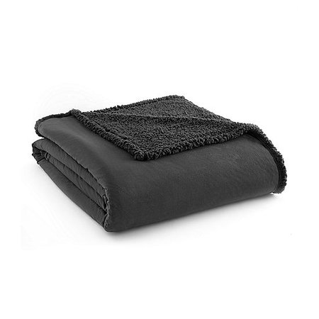 Micro Flannel® Sherpa-Back Blanket