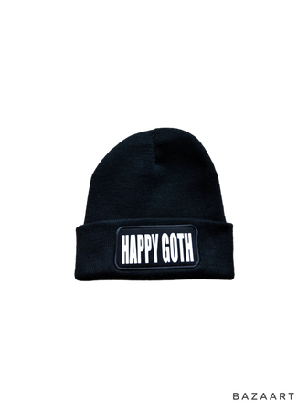 happy goth Beanie hats accessories