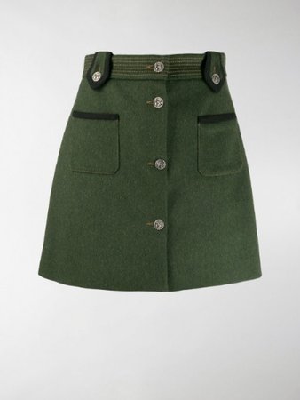 Miu Miu - Military-style skirt | Fashmates.com