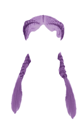 Chunga Snapping Braids in Soft Purple - dutch braids (Dei5 edit)