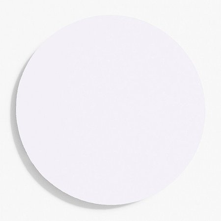 5.5" Pure White Circle Cards | Paper Source