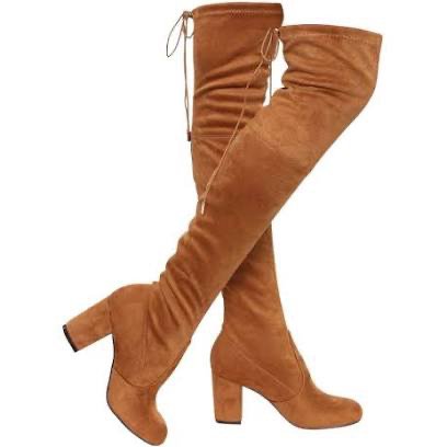 thigh suede boot