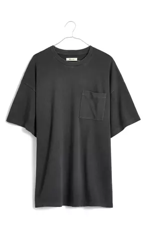 Madewell Garment-Dyed Oversize Cotton Pocket T-Shirt | Nordstrom